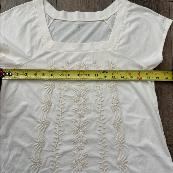 Embroidered Cream Top - Picture 10 of 11
